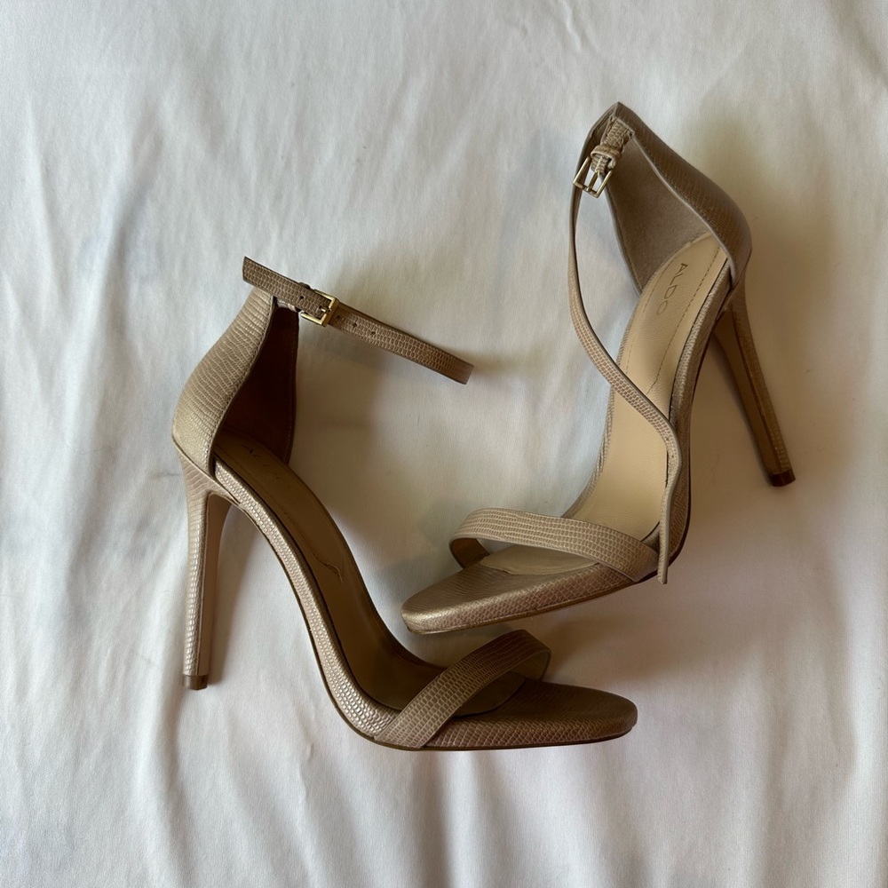 Aldo Brown Stiletto Sandals